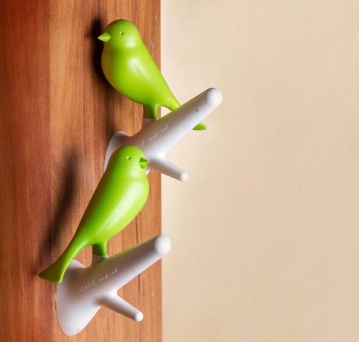 Wandhaak - Sparrow - Qualy - NIEUW ‼️🦜, Huis en Inrichting, Woonaccessoires | Wanddecoraties, Nieuw, Ophalen of Verzenden