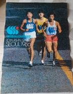 Originele poster van Seoul uit 1986, Verzamelen, Posters, Deurposter of groter, Ophalen of Verzenden, Sport, Rechthoekig Staand