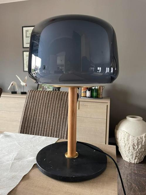 Tafellamp te koop, Huis en Inrichting, Lampen | Tafellampen, Zo goed als nieuw, Glas, Ophalen