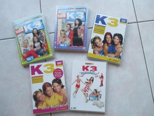 5 DVD's van K3, Cd's en Dvd's, Dvd's | Kinderen en Jeugd, Zo goed als nieuw, Ophalen of Verzenden