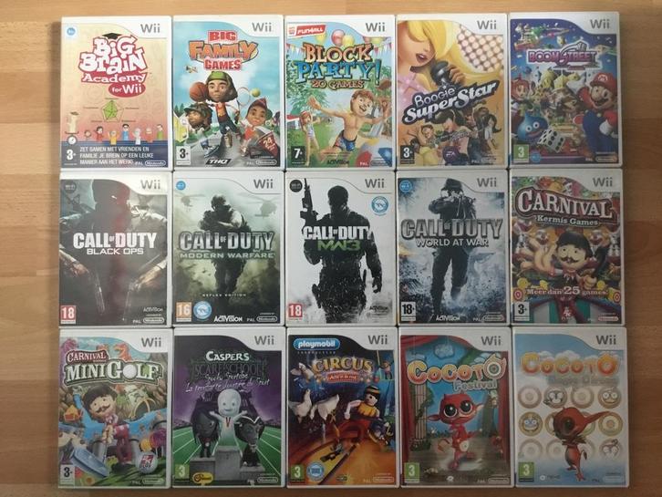 Nintendo Wii games, Consoles de jeu & Jeux vidéo, Jeux | Nintendo Wii, Enlèvement ou Envoi