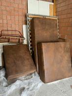 Hoekzetel bruin/Koffie ‘ventura design’ 200x185cm, Ophalen, Zo goed als nieuw, Overige maten, Hoekbank