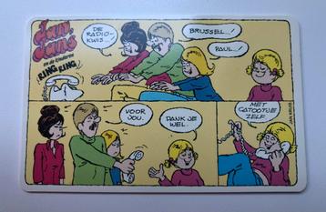Vintage Jan Jans en de kinderen telefoonkaart beschikbaar voor biedingen