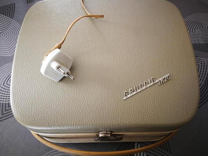 Grundig TK 20 uit 1959, Audio, Tv en Foto, Bandrecorder, Bandrecorder, Met stofkap, Ophalen