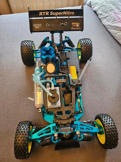 Hsp nieuw, Hobby en Vrije tijd, Modelbouw | Radiografisch | Auto's, Zo goed als nieuw, Auto offroad, Nitro, Schaal 1:10, RTR (Ready to Run)