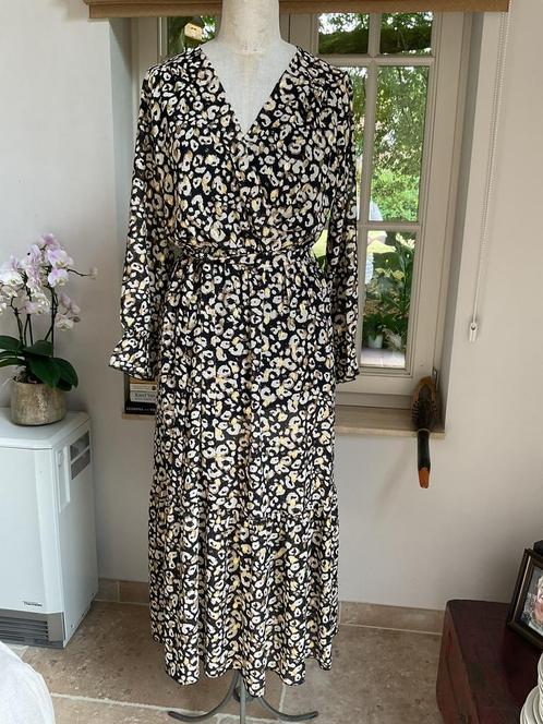 Jurk Papillonne maat 42, Kleding | Dames, Jurken, Zo goed als nieuw, Maat 38/40 (M), Zwart, Ophalen of Verzenden