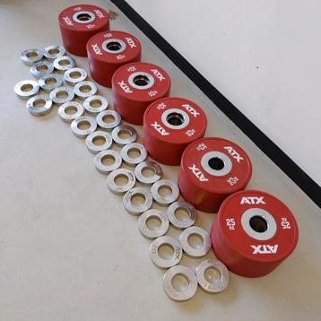 Atx Olympische bumper plates en calibrated steel plates   beschikbaar voor biedingen