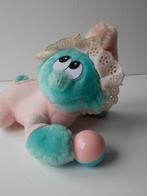 Baby Smurf 1983 applaus Wallace en Berrie Co. Vintage, Verzamelen, Gebruikt, Ophalen of Verzenden, Poppetje, Figuurtje of Knuffel