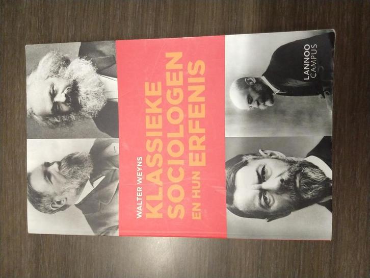 Walter Weyns - Klassieke sociologen en hun erfenis, Boeken, Wetenschap, Ophalen