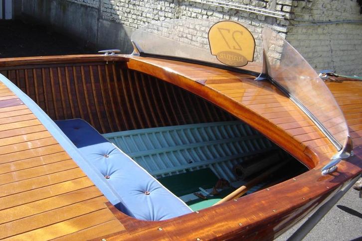 MATONNAT, Watersport en Boten, Motorboten en Motorjachten, Gebruikt, Hout, Tot 6 meter, Benzine, Buitenboordmotor, 30 tot 50 pk