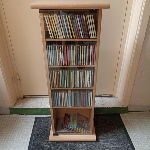 Cd - DVD kast met glazen deur en met alle cd's, Cd's en Dvd's, Cd's | Overige Cd's, Ophalen
