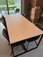 Tafel + 6 stoelen, Ophalen, Zo goed als nieuw