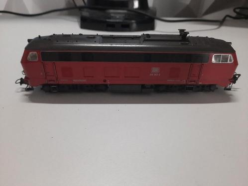 HO DB BR 218 locomotief nr. 218 362-2 — Goede staat (, Hobby en Vrije tijd, Modeltreinen | H0, Gebruikt, Locomotief, Gelijkstroom