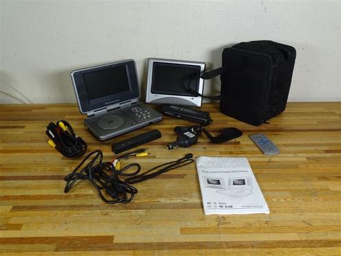 A 1550. Portable DVD Speler met 2 schermen, Audio, Tv en Foto, DVD spelers, Zo goed als nieuw, Ophalen of Verzenden