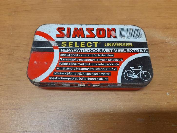 oude Simson Select patchbox, Verzamelen, Merken en Reclamevoorwerpen, Gebruikt, Overige typen, Verzenden