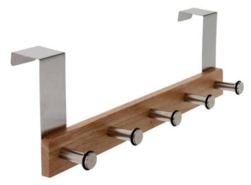 Praktische kwalitatieve deurkapstok met 5 haken, Huis en Inrichting, Woonaccessoires | Kapstokken, Nieuw, Overige typen, Minder dan 100 cm