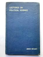 Lectures on Political Science - Annie Besant, Livres, Livres d'étude & Cours, Enlèvement ou Envoi