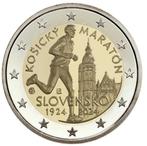 2 euro Slowakije 2024 100ste  INT. MARATHON in KOŠICE, Ophalen of Verzenden, Slowakije, 2 euro