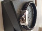 Diesel herenarmband, Handtassen en Accessoires, Armbanden, Ophalen of Verzenden, Zo goed als nieuw, Zwart, Leer