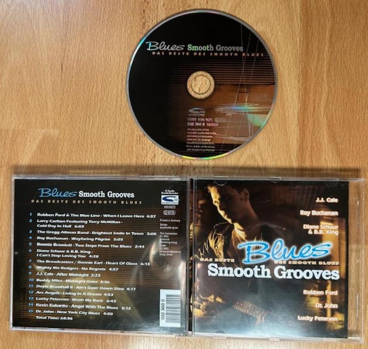 CD CALE BUCHANAN DR. JOHN MILES E.A. BLUES SMOOTH GROOVES, Cd's en Dvd's, Cd's | Jazz en Blues, Gebruikt, Blues, 1980 tot heden