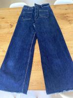 Wijde donkerblauwe jeans Zara, Zara, W30 - W32 (confectie 38/40), Gedragen, Verzenden