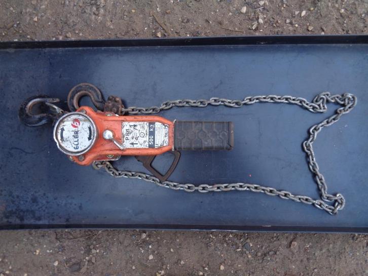 Rateltakel (Tirfor) 1,6 ton trekkracht  (zie beschrijving), Doe-het-zelf en Bouw, Lieren en Takels, Gebruikt, Handmatig, Ophalen