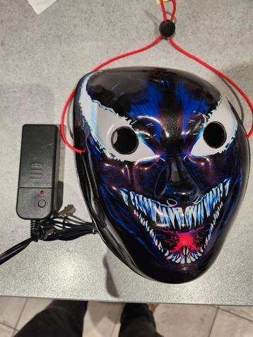 Masque halloween avec led, Enlèvement ou Envoi, Comme neuf
