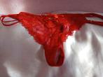 Rode string, Kleding | Dames, Ondergoed en Lingerie, Ophalen of Verzenden, String
