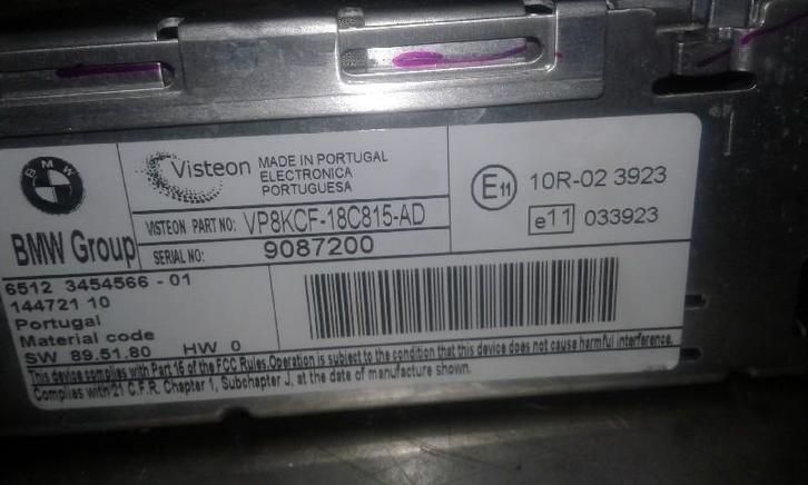 CD SPELER Mini Mini (R56) (01-2006/11-2013), Auto-onderdelen, Overige Auto-onderdelen, Mini, Gebruikt