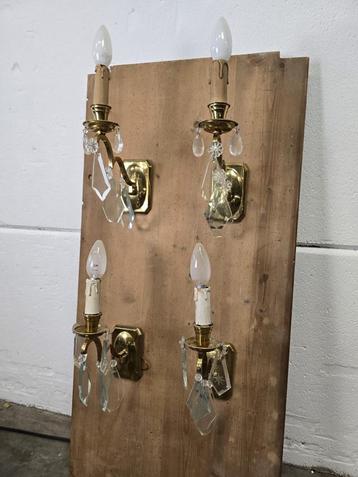 vintage set van wandlampen beschikbaar voor biedingen