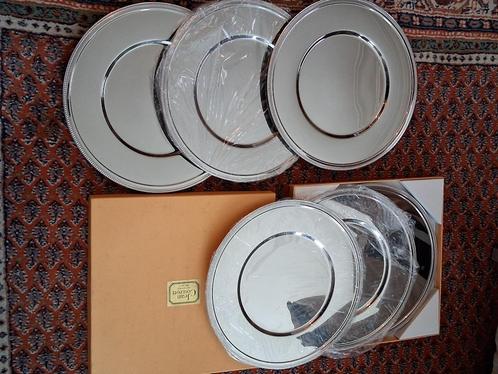 6 onderborden Jean Couzon inox 18/10, Huis en Inrichting, Woonaccessoires | Onderzetters, Zo goed als nieuw, Bord, Ophalen