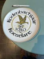 bord porselein Rodenbachjaar 1980 Roeselare, Ophalen of Verzenden