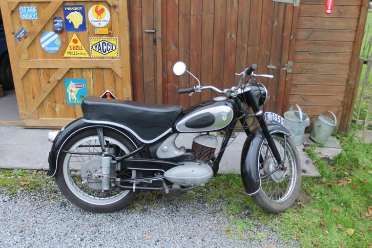 DKW 200 rt 1955, Motoren, Motoren | Oldtimers, Toermotor, 11 kW of minder, 1 cilinder, Ophalen