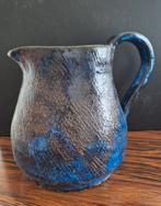 Heel mooie vintage kan schenkkan kruik blauw zwart, Antiek en Kunst, Ophalen of Verzenden