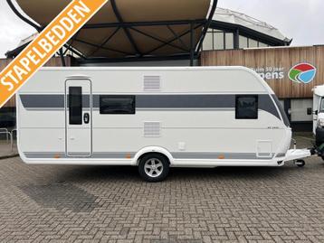 Hobby De Luxe 560 KMFE STAPELBED + MEGA RUIM! beschikbaar voor biedingen