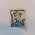Belgische postzegel Koning Albert 1 - blauw - afgestempeld, Ophalen of Verzenden