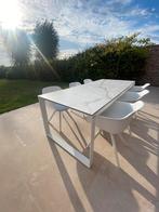 4 Seasons Outdoor tuintafel en 6 tuinstoelen, Tuin en Terras, Ophalen, Eettafel, 6 zitplaatsen, Zo goed als nieuw