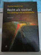 Recht als raadsel - inleiden rechtsfilosofie, Boeken, Ophalen of Verzenden