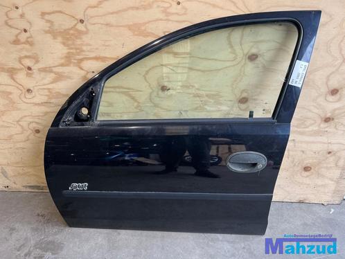 OPEL CORSA C zwart Links voor deur portier deur 2000-2005, Auto-onderdelen, Carrosserie, Deur, Opel, Voor, Links, Gebruikt