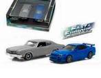 Fast & Furious 1970 CHEVELLE & 2002 NISSAN SKYLINE model-set, Ophalen of Verzenden, Nieuw, Auto