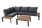 Loungeset 4-zit, Tuin en Terras, Gebruikt, 4 zitplaatsen, Loungeset, Bank