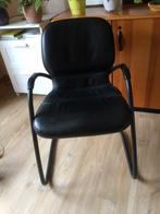 Lederen bureaustoel steelcase Strafor zonder wieltjes, Huis en Inrichting, Ophalen, Zo goed als nieuw, Bureaustoel
