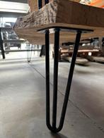 Stalen hairpin poten zwart of wit, Huis en Inrichting, Ophalen, Tafelpoot, 50 tot 100 cm, Nieuw
