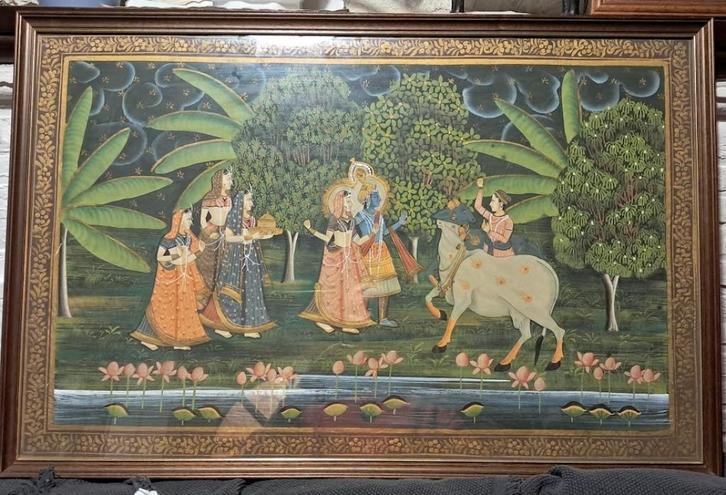 Oosters schilderij, Antiek en Kunst, Kunst | Schilderijen | Klassiek, Ophalen