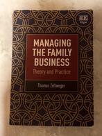 Managing the Family Business, Neuf, Management, Thomas Zellweger, Enlèvement ou Envoi