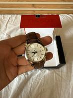 Tissot gentleman powerlatic 80 silicium white dial, Handtassen en Accessoires, Horloges | Heren, Ophalen, Leer, Staal, Polshorloge