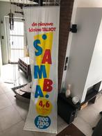 drapeau enseigne publicitaire Talbot samba, Utilisé, Panneau publicitaire