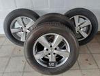 4 Jantes aluminium Dezent + pneus d'hiver Taille : 235/65R17, Pneus hiver, 17 pouces, Enlèvement, Jante(s)