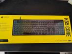 Corsair K55 CORE RGB Gaming Keyboard, Comme neuf, Clavier gamer, Filaire, Enlèvement ou Envoi