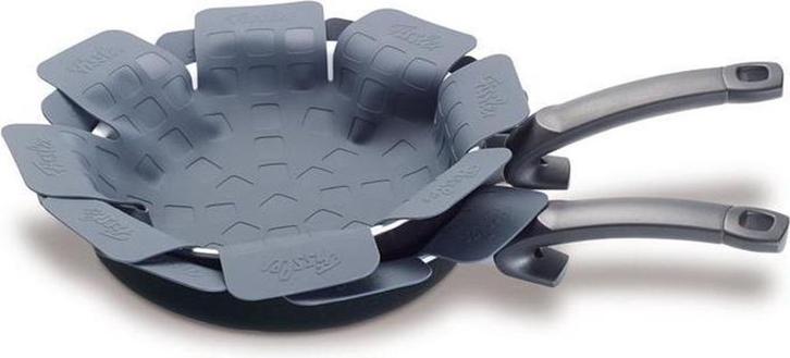 Fissler Fine Protect Panbeschermer, onderzetter 2st Grijs, Huis en Inrichting, Keuken | Potten en Pannen, Nieuw, Pannenset, Overige materialen